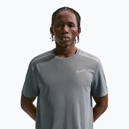Herren-Laufshirt Nike Miler Dri-Fit UV smoke grey