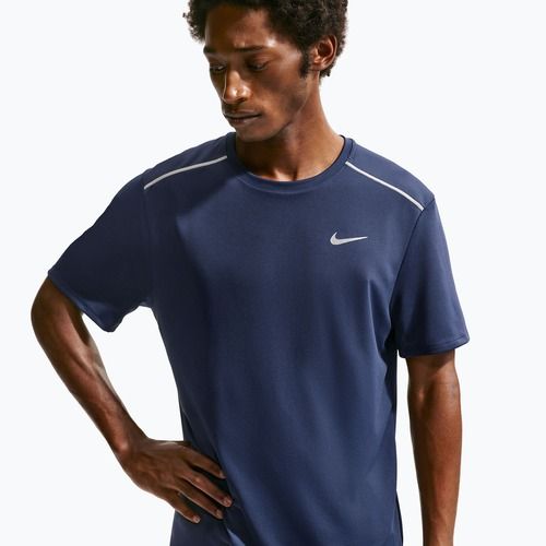 Herren-Laufshirt Nike Miler Dri-Fit UV midnight navy