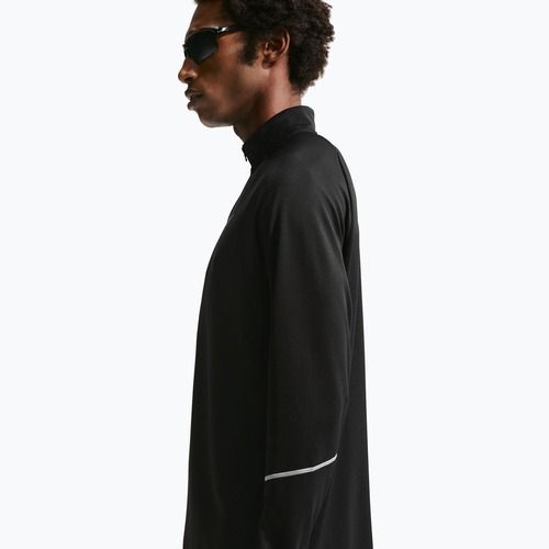 Laufsweatshirt für Herren Nike Miler Dri-Fit UV 1/2 Zip black