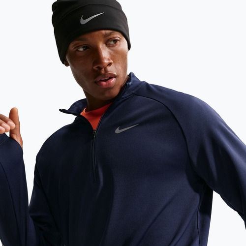 Laufsweatshirt für Herren Nike Miler Dri-Fit UV 1/2 Zip midnight navy