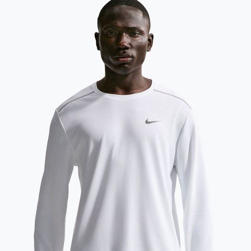 Lauf-Langarmshirt für Herren Nike Miler Dri-Fit UV white