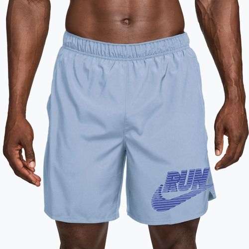Herren-Laufshorts Nike Challenger Dri-Fit Brief-Lined 7" hydrogen blue/lapis