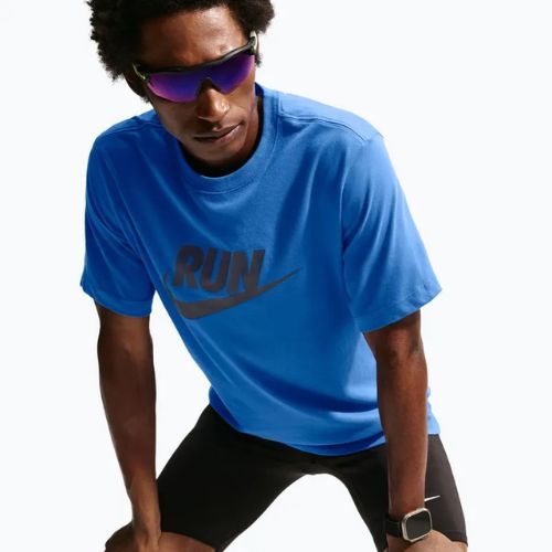 Herren-Laufshirt Nike Dri-Fit Running blue crystal/thunder blue