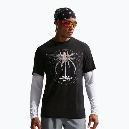Herren-Laufshirt Nike Dri-Fit Running black