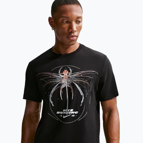 Herren-Laufshirt Nike Dri-Fit Running black