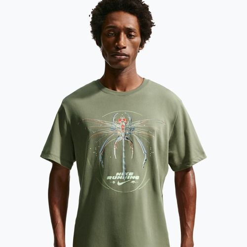 Herren-Laufshirt Nike Dri-Fit Running silver sage
