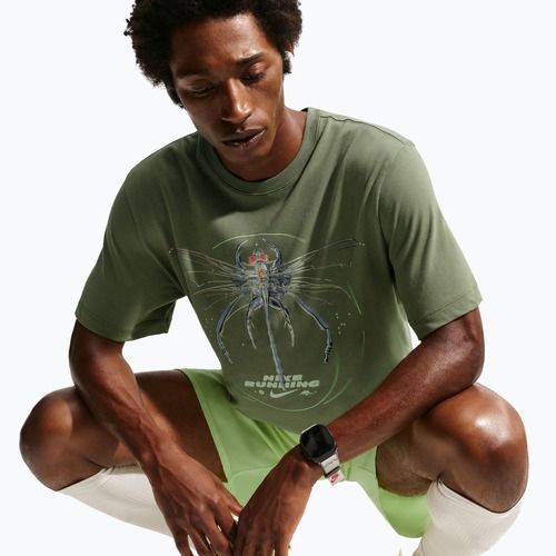 Herren-Laufshirt Nike Dri-Fit Running silver sage