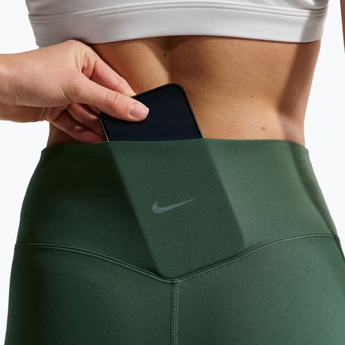 Damen-Shorts Nike Zenvy High Waisted Biker 5" fir/white