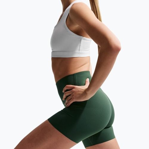 Damen-Shorts Nike Zenvy High Waisted Biker 5" fir/white