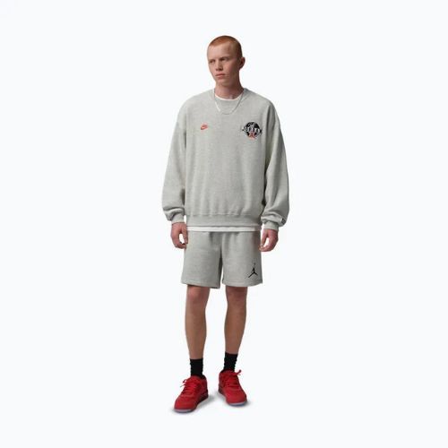 Herren-Shorts Nike Jordan Fleece grey heather/black