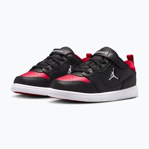 Kinderschuhe Nike Jordan Court Connect Low black/gym red/white