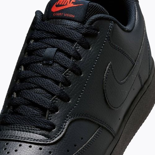 Herren Schuhe Nike Court Vision Low Next Nature dark obsidian/picante red/dark obsidian