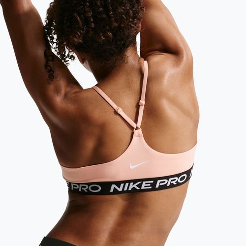 Mädchen-BH Nike Pro Indy arctic orange/schwarz/weiß