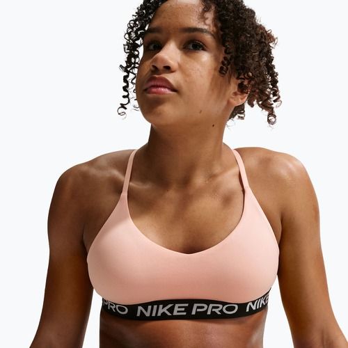 Mädchen-BH Nike Pro Indy arctic orange/schwarz/weiß