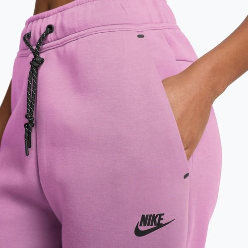 Damenhose Nike Sportswear Tech Fleece Mid-Rise light magenta/black