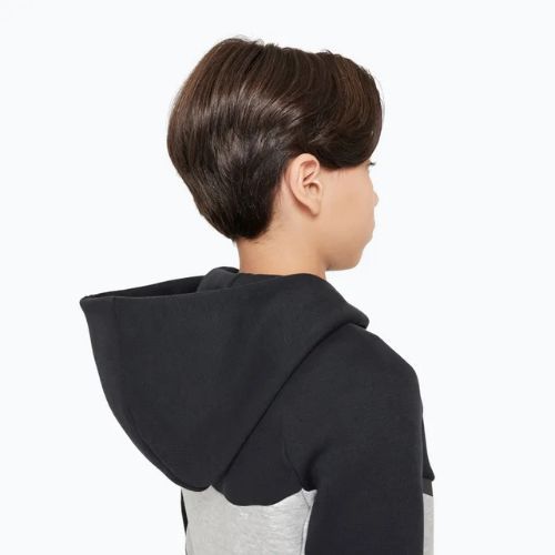 Kinder-Sweatshirt Nike Sportswear Tech Fleece Full Zip dark grey heather/black/black/black