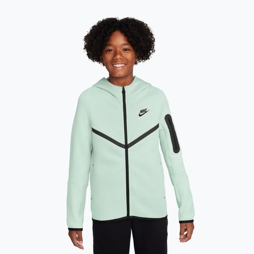 Kinder-Sweatshirt Nike Sportswear Tech Fleece Full Zip barely green/black/black