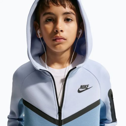 Kinder-Sweatshirt Nike Sportswear Tech Fleece Full Zip hydrogen blue/work blue/black/black
