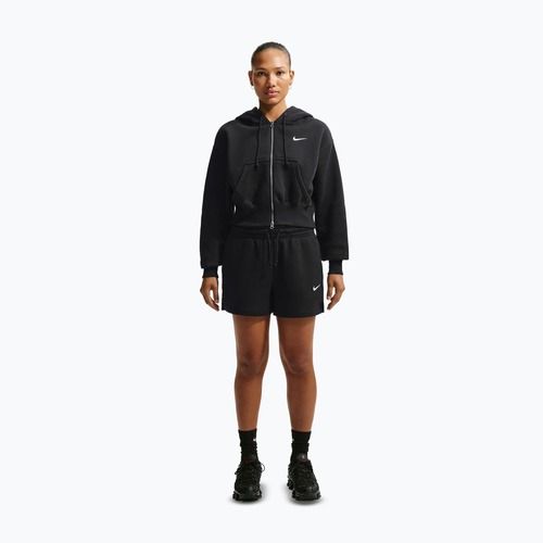 Damenpullover  Nike Sportswear Phoenix Fleece Loose Full-Zip black/sail