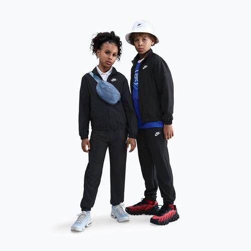 Kinder-Trainingsanzug Nike Sportswear Woven black/black/black/white