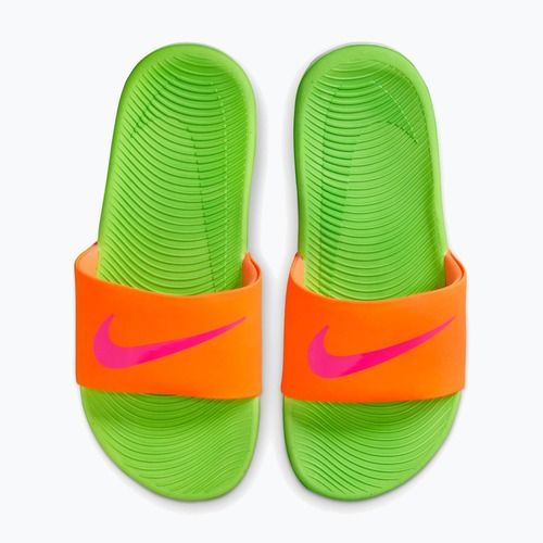 Badelatschen Nike Coffee total orange/green strike/hyper pink