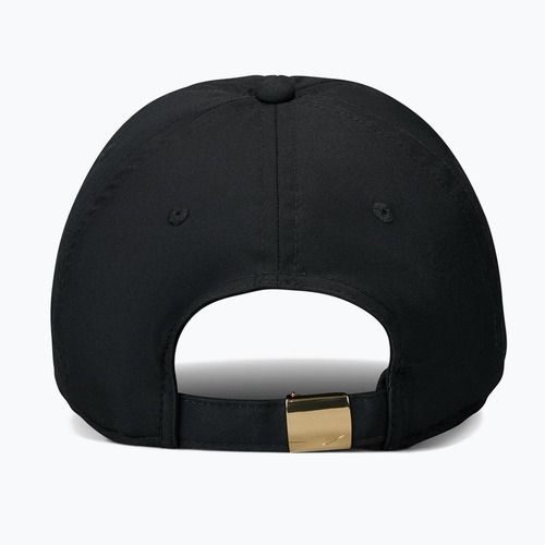 Basecap Nike Dri-Fit Club Unstructured Metal Swoosh 2026 black/metallic gold