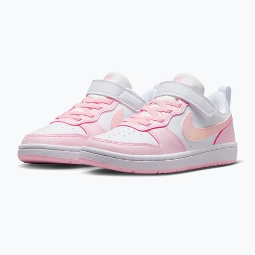 Kinderschuhe Nike Court Borough Low Recraft white/pink foam