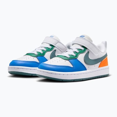 Kinderschuhe Nike Court Borough Low Recraft white/malachite/mineral slate