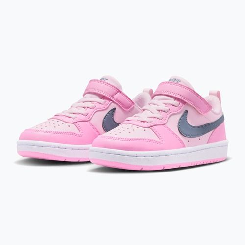 Kinderschuhe Nike Court Borough Low Recraft pink foam/pink rise/white/ashen slate
