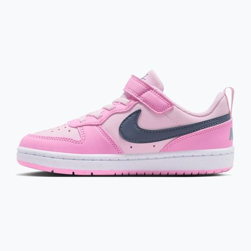 Kinderschuhe Nike Court Borough Low Recraft pink foam/pink rise/white/ashen slate