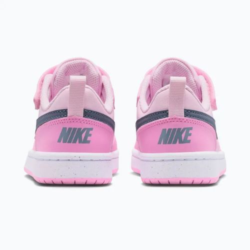 Kinderschuhe Nike Court Borough Low Recraft pink foam/pink rise/white/ashen slate