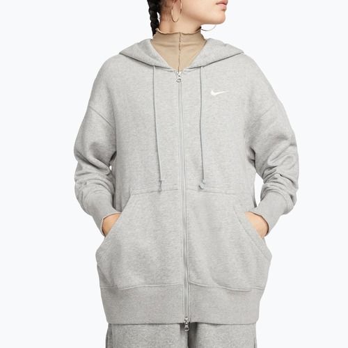 Damenpullover  Nike Sportswear Phoenix Fleece dark grey heather/sail