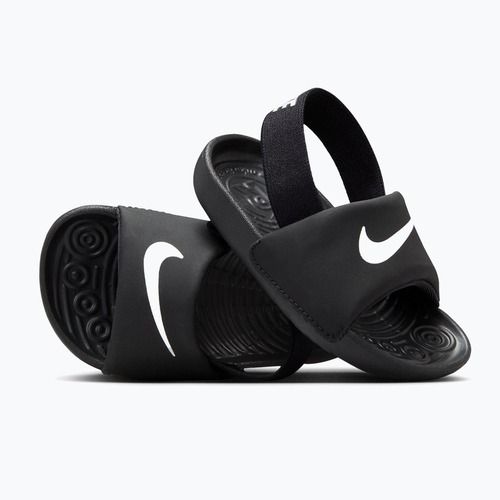 Kinder-Badelatschen Nike Coffee black/white/white/white