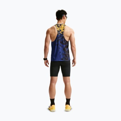 Herren-Laufshirt Nike AeroSwift Dri-Fit ADV Singlet citron pulse/lapis/bright crimson