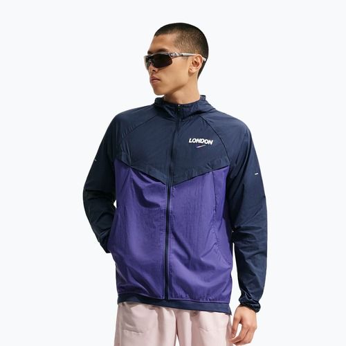 Laufjacke für Herren Nike Stride Dri-Fit ADV midnight navy/court purple