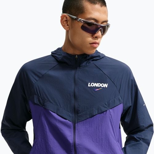 Laufjacke für Herren Nike Stride Dri-Fit ADV midnight navy/court purple