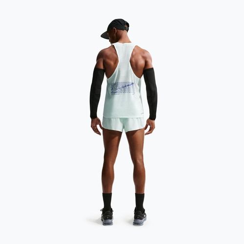 Herren-Laufshirt Nike AeroSwift Dri-Fit ADV Running Singlet barely green/lapis