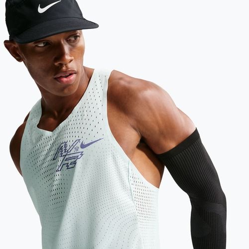 Herren-Laufshirt Nike AeroSwift Dri-Fit ADV Running Singlet barely green/lapis
