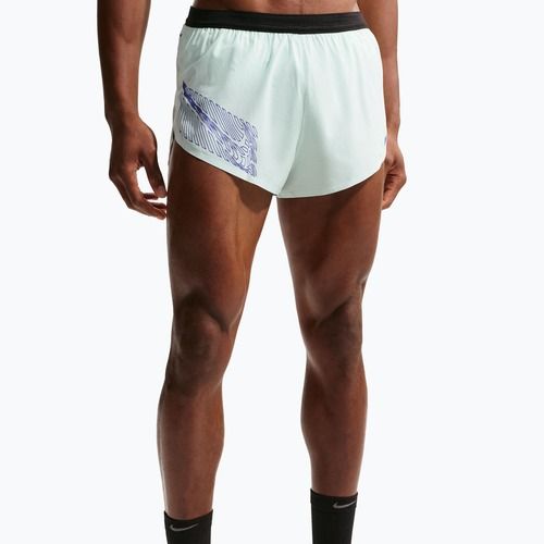 Herren-Laufshorts Nike AeroSwift Dri-Fit ADV Brief-Lined 2" barely green/lapis