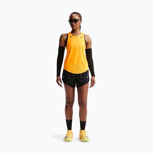 Damen-Laufshorts Nike AeroSwift ADV Brief-Lined 3" black/white/white