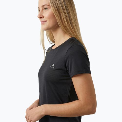 Damen-Trekking-T-Shirt KADVA TrailCore atmungsaktiv schwarz