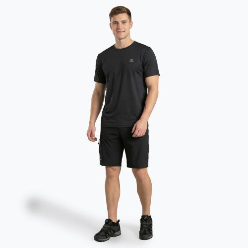 Herren-Trekking-T-Shirt KADVA TrailCore breathable black