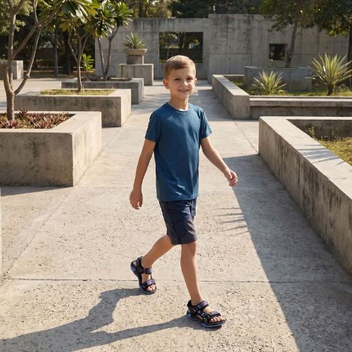 Kinder-Trekkingsandalen KADVA Vite JR navy blue