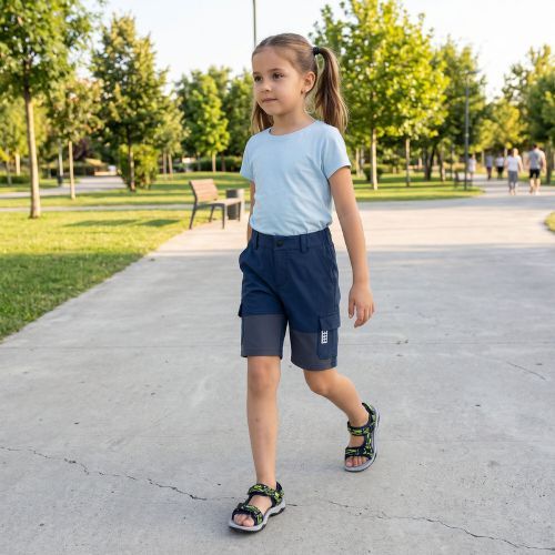 Kinder-Trekkingsandalen KADVA Vite JR yellow