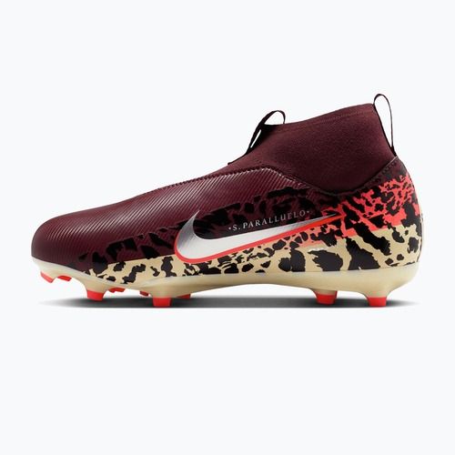 Kinder-Fußballschuhe Nike United Jr. Mercurial Superfly 10 Academy MG burgundy crush/metallic silver