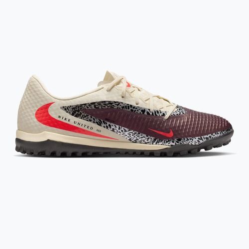 Herren-Fußballschuhe Nike United Phantom 6 Low Academy TF burgundy crush/fossil/university red