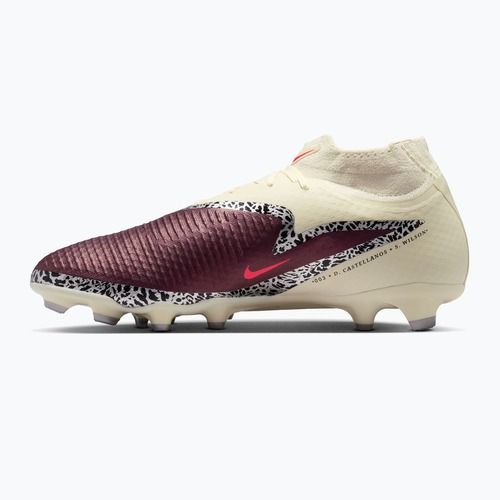 Herren-Fußballschuhe Nike United Phantom 6 High Academy MG burgundy crush/fossil/university red