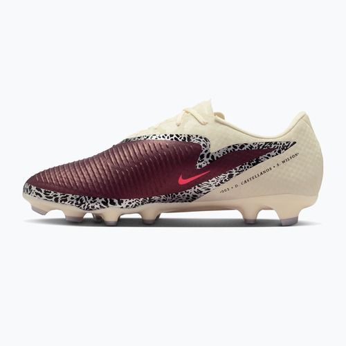 Herren-Fußballschuhe Nike United Phantom 6 Low Academy MG burgundy crush/fossil/university red