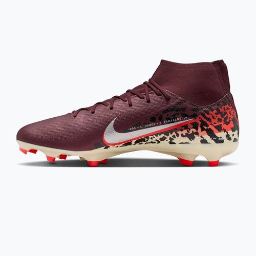 Herren-Fußballschuhe Nike United Mercurial Superfly 10 Academy MG burgundy crush/metallic silver