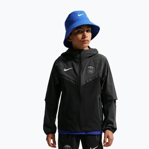 Kinder Fußballjacke Nike Paris Saint-Germain Tech Full Zip black/anthracite/white